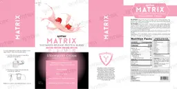 Label for Matrix Strawberry Cream