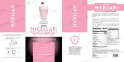 Label for Micellar Creme Strawberry Milkshake