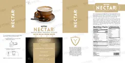 Label for Nectar Lattes Cappuccino