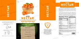 Label for Nectar Naturals Natural Orange
