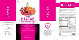 Label for Nectar Super Fruit Punch