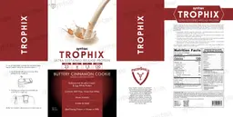 Label for Trophix Buttery Cinnamon Cookie