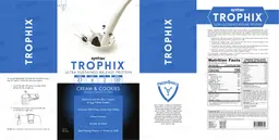 Label for Trophix Cream & Cookies