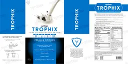 Label for Trophix Cream & Cookies