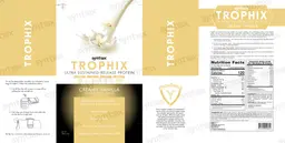 Label for Trophix Creamy Vanilla