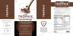 Label for Trophix Chocolate Supreme