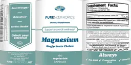 Label for Magnesium