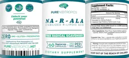 Label for Na-R-ALA 250 mg