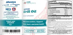 Label for Neptune Krill Oil 1000 mg