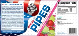 Label for Stars 'N Pipes Fresa Lima