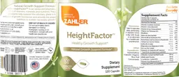 Label for HeightFactor