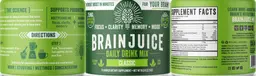 Label for BrainJuice Daily Drink Mix Classic