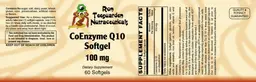 Label for CoEnzyme Q10 Softgel 100 mg