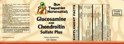 Label for Glucosamine and Chondroitin Sulfate Plus