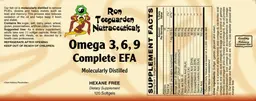 Label for Omega 3, 6, 9 Complete EFA