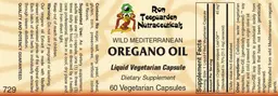 Label for Wild Mediterranean Oregano Oil