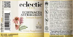 Label for Echinacea Astragalus