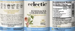 Label for Echinacea Goldenseal 350 mg