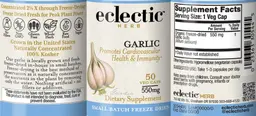 Label for Garlic 550 mg