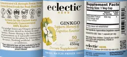 Label for Ginkgo 450 mg