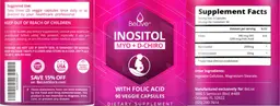 Label for Inositol Myo + D-Chiro