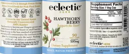 Label for Hawthorn 500 mg