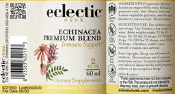 Label for Echinacea Premium Blend