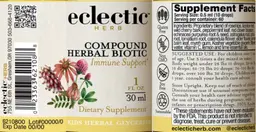 Label for Compound Herbal Biotic
