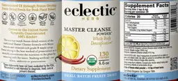 Label for Master Cleanse Powder