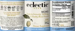 Label for Noni 375 mg