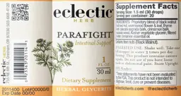 Label for ParaFight Glycerite