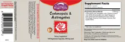 Label for Codonopsis & Astragalus
