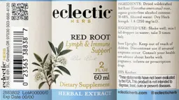 Label for Red Root
