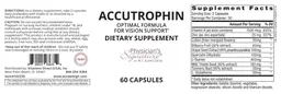 Label for Accutrophin