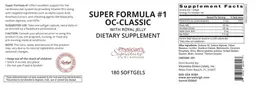 Label for Super Formula #1 OC-Classic