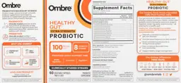 Label for Healthy Gut
