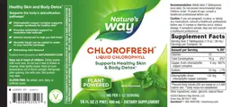 Label for Chlorofresh Liquid Chlorophyll Mint Flavored