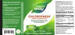 Label for Chlorofresh Unflavored