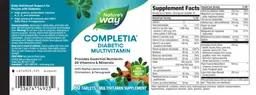 Label for Completia Diabetic Multivitamin