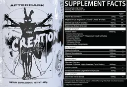Label for Creation Cherry Italian Ice