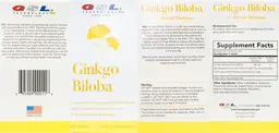 Label for Ginkgo biloba