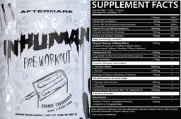 Label for INHUMAN Orange Creamsicle