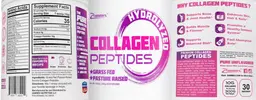 Label for Hydrolyzed Collagen Peptides Unflavored
