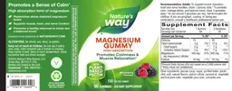 Label for Magnesium Gummy Mixed Berry Flavored