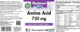 Label for Amino Acid 750 mg