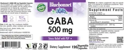 Label for GABA 500 mg