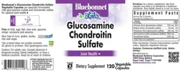 Label for Glucosamine Chondroitin Sulfate