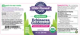Label for Echinacea Goldenseal Extract
