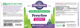 Label for Feverfew