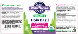 Label for Holy Basil Extract